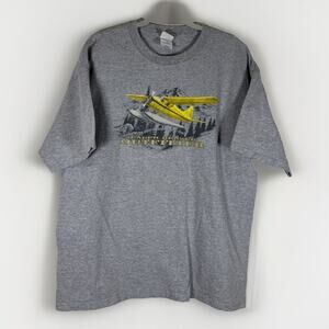 Gildan T-shirt Ultra Cotton Gray Size Xl Eager Beaver Outfitter